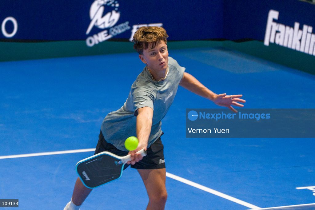 American pickleball player Hayden Patriquin during the men’s double finals at the Hong Kong Slam 2026 October 25, 2026 in Hong Kong. (Photo by Vernon Yuen/Nexpher Images)