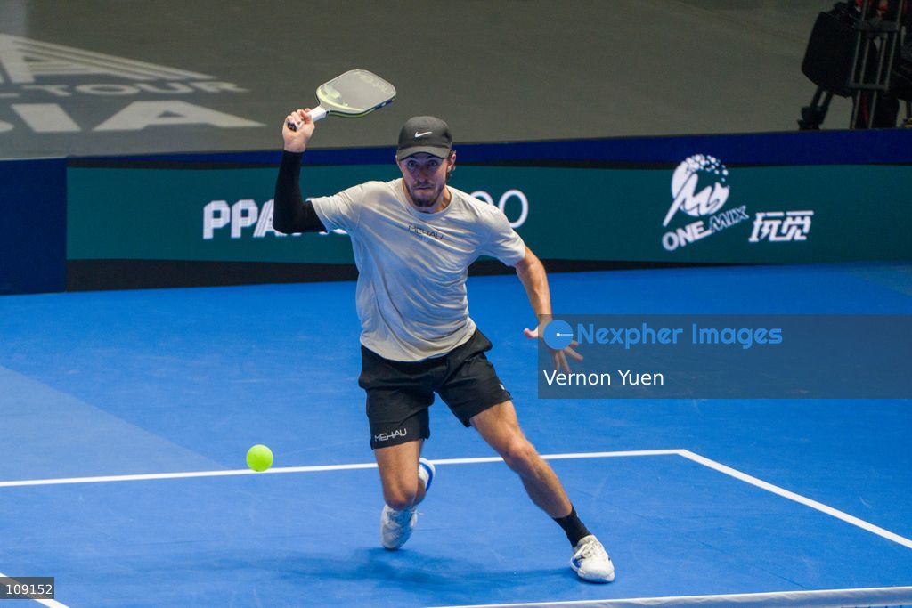 American pickleball player Hunter Johnson during the men’s single finals at the Hong Kong Slam 2026 October 25, 2026 in Hong Kong. (Photo by Vernon Yuen/Nexpher Images)