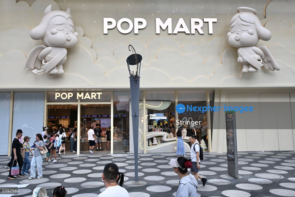 A general view showing the POP MART shop on October 25, 2026 in Shenzhen, China. (Photo by Stringer/Nexpher Images)