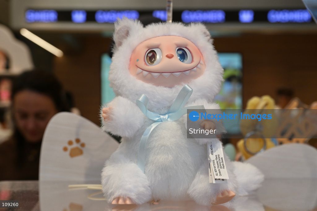 Labubu product displaying the POP MART shop on October 25, 2026 in Shenzhen, China. (Photo by Stringer/Nexpher Images)