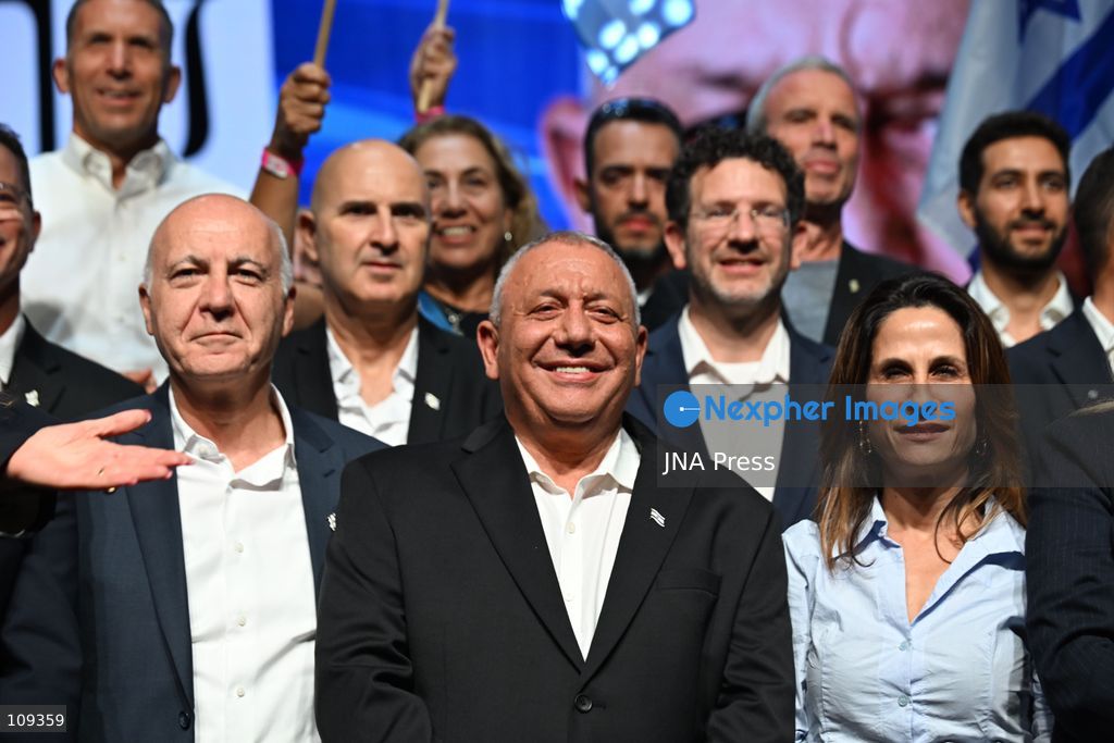 TEL AVIV, ISRAEL – OCTOBER 25, 2026: Gadi Eisenkot, leader of the Yashar party and former IDF Chief of Staff, attends the party's final election campaign rally under the slogan "This Time, Eisenkot" at Hangar 11 in Tel Aviv, ahead of Israel's parliamentary elections on October 27. (Photo by Paulina Patimer/JNA Press via Nexpher Images)