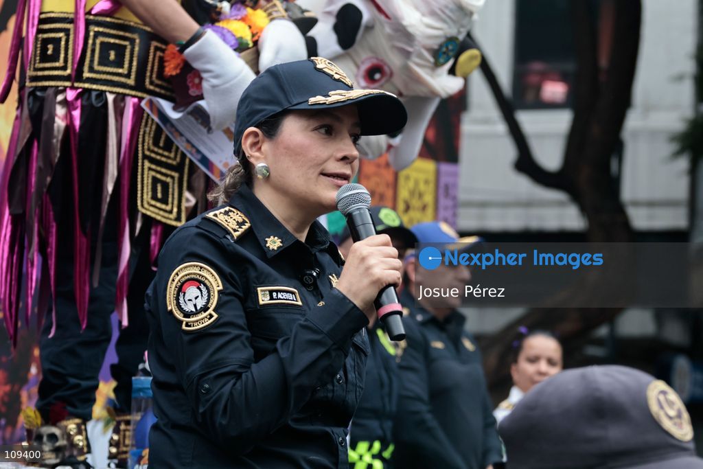 The prize presentation ceremony on October 24, 2026, in Mexico City, Mexico.The Mexico City Secretariat of Citizen Security held its second annual Mascot Race, which took place as part of the Day of the Dead festivities. The 52 competitors wore oversized costumes to race along one of the city’s main avenues, delighting the attendees who enjoyed watching these mascots dash toward victory. (Photo by Josue Pérez/Nexpher Images)
