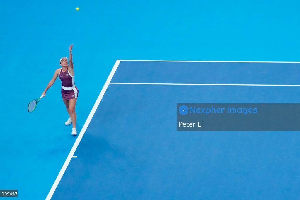 Ekaterina Alexandrova in action against Mirra Andreeva in the Women's Singles Quarter Final on day nine of China Open at the National Tennis Center on October 8, 2026 in Beijing, China. (Photo by Peter Li/Nexpher Images)