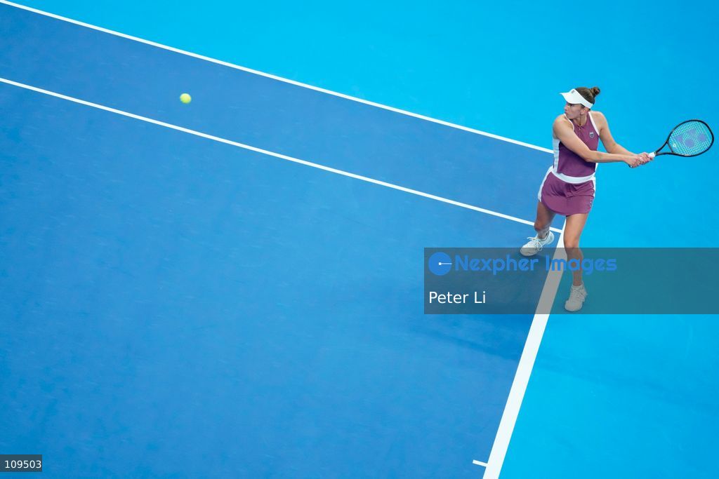 Elise Mertens of Belgium in action against Iga Swiatek of Poland during their women's singles quarter-final match on day ten of China Open at the National Tennis Center on October 9, 2026 in Beijing, China. (Photo by Peter Li/Nexpher Images)