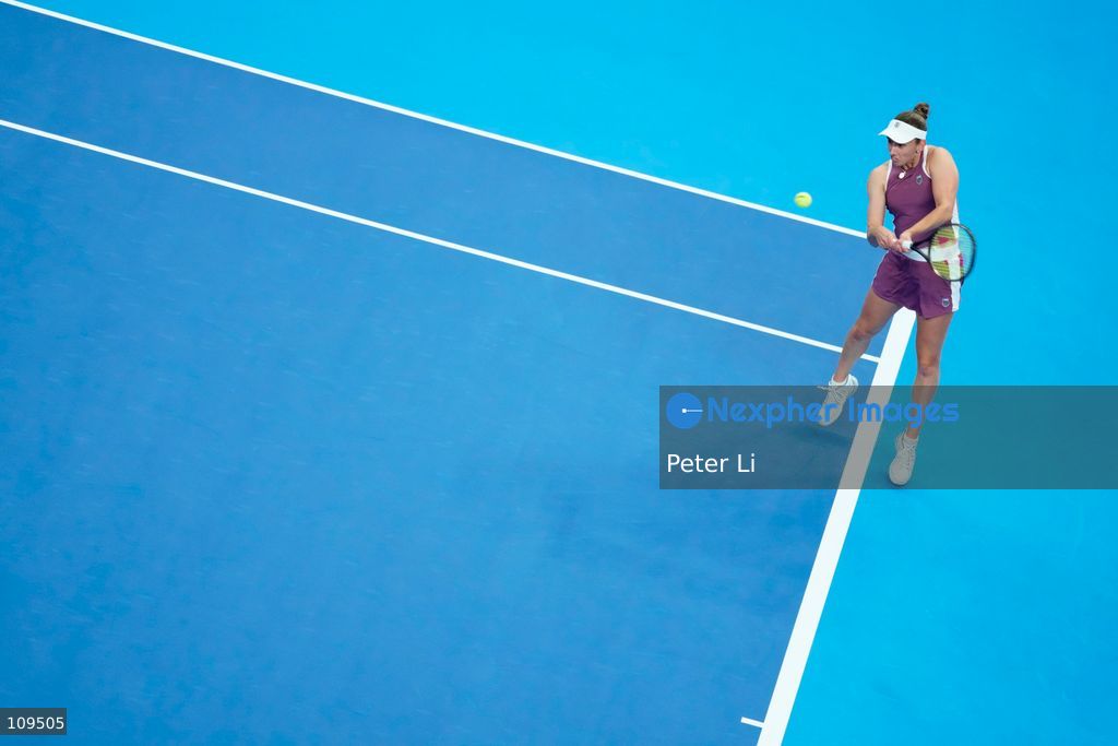 Elise Mertens of Belgium in action against Iga Swiatek of Poland during their women's singles quarter-final match on day ten of China Open at the National Tennis Center on October 9, 2026 in Beijing, China. (Photo by Peter Li/Nexpher Images)