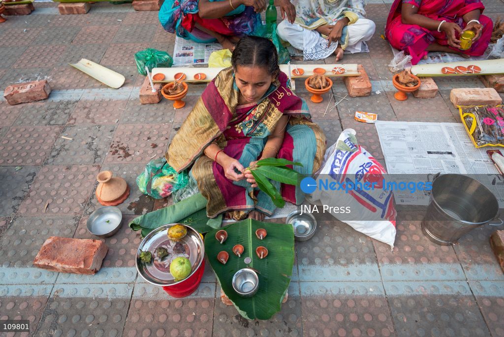 DHAKA, BANGLADESH - OCTOBER 27, 2026: Hindu devotees pray during Rakher Upobash, a fasting festival held during the month of Kartik, at the Shri Shri Lokenath Brahmachari Ashram temple. (Photo by Sohel Chowdhury/JNA Press via Nexpher Images)