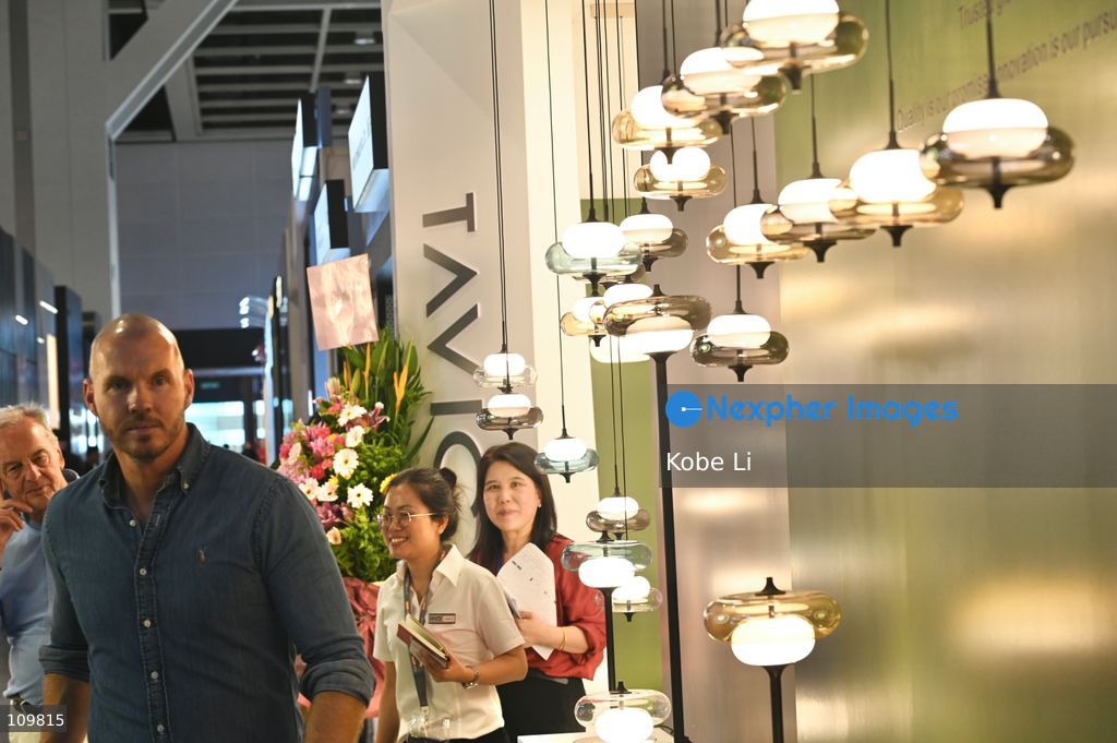 A general view showing visitors visiting the Hong Kong International Lighting Fair on October 27, 2026 in Hong Kong. (Photo by Kobe Li/Nexpher Images)