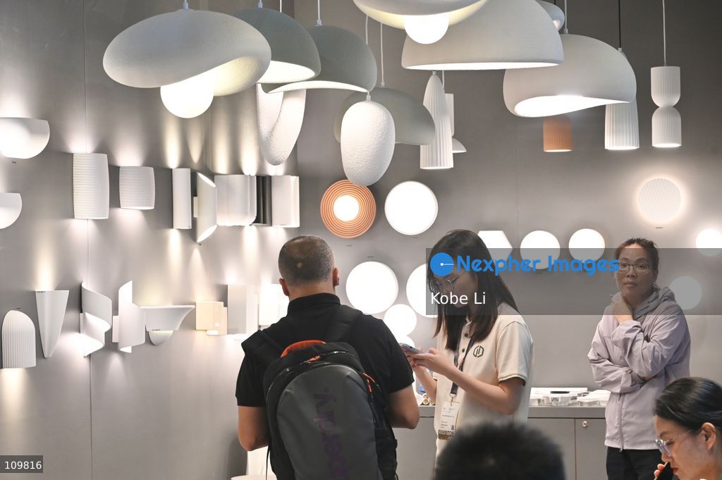 A general view showing visitors visiting the Hong Kong International Lighting Fair on October 27, 2026 in Hong Kong. (Photo by Kobe Li/Nexpher Images)