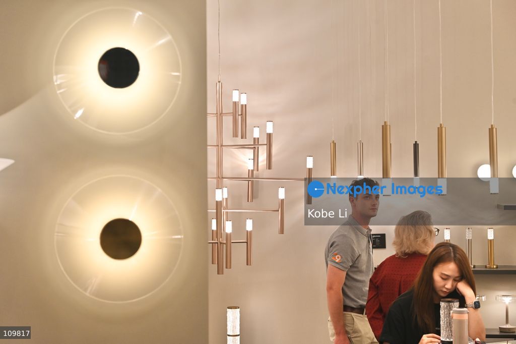 A general view showing visitors visiting the Hong Kong International Lighting Fair on October 27, 2026 in Hong Kong. (Photo by Kobe Li/Nexpher Images)