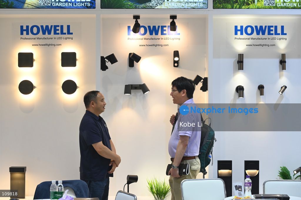 A general view showing visitors visiting the Hong Kong International Lighting Fair on October 27, 2026 in Hong Kong. (Photo by Kobe Li/Nexpher Images)