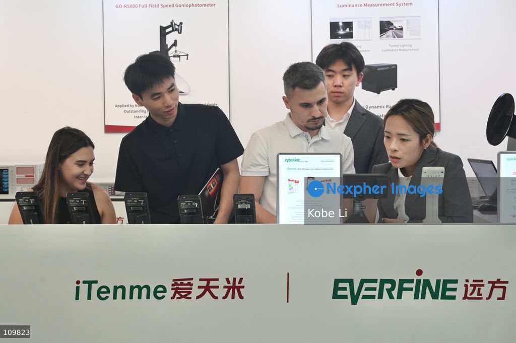 A general view showing visitors visiting the Hong Kong International Lighting Fair on October 27, 2026 in Hong Kong. (Photo by Kobe Li/Nexpher Images)
