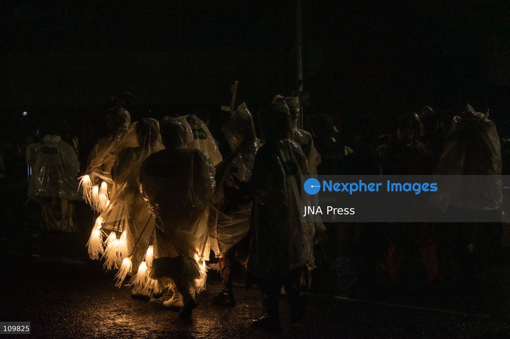 DUBLIN, IRELAND - OCTOBER 26, 2026: Crowds attend the Macnas "Fiáin" parade through Dublin's North East Inner City as the closing event of the Bram Stoker Festival. (Photo by Nadia Caimi/JNA Press via Nexpher Images)