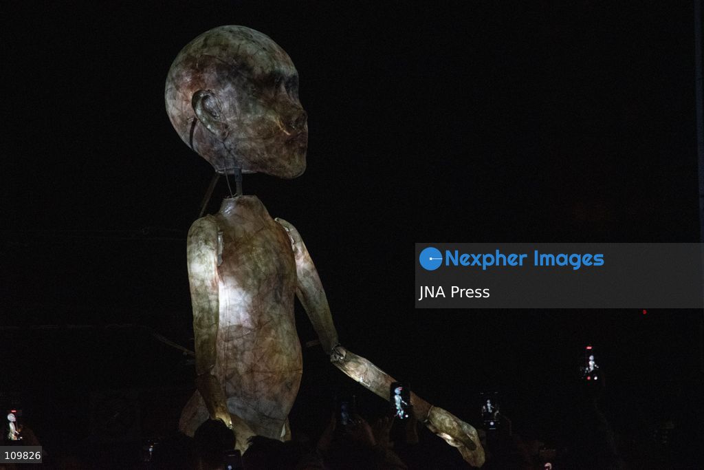 DUBLIN, IRELAND - OCTOBER 26, 2026: Crowds attend the Macnas "Fiáin" parade through Dublin's North East Inner City as the closing event of the Bram Stoker Festival. (Photo by Nadia Caimi/JNA Press via Nexpher Images)