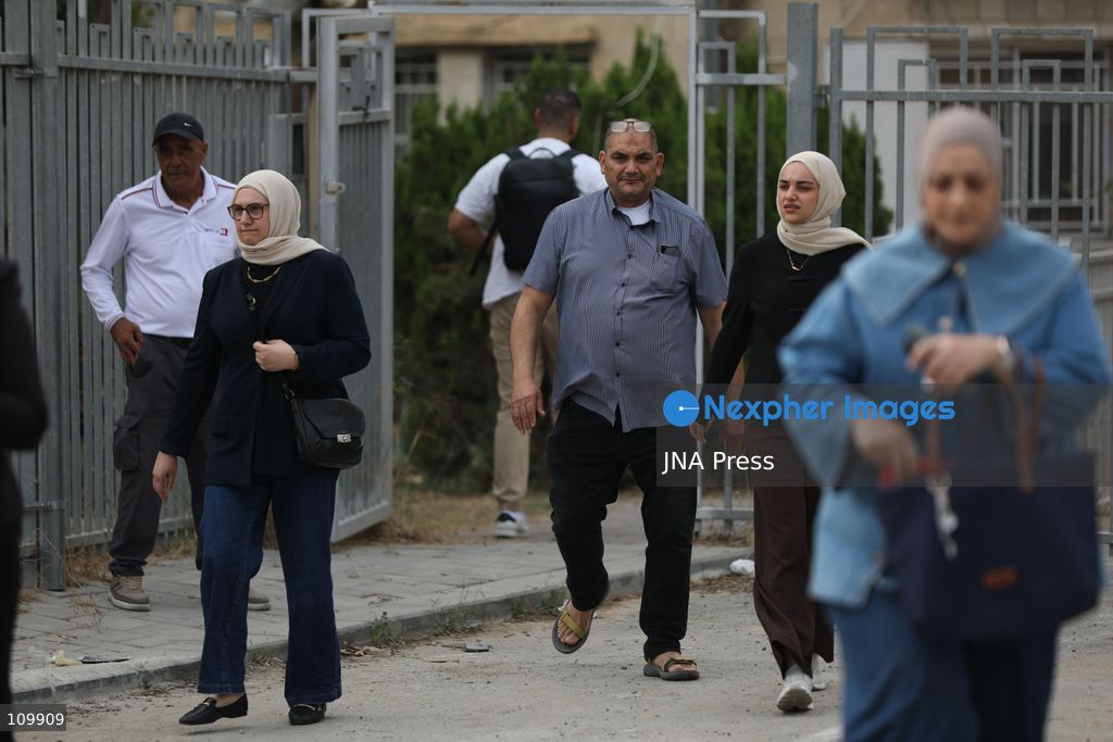 JERUSALEM - OCTOBER 27, 2026: Voters from towns and villages surrounding the city headed to the polling station at the Abdullah Bin Al-Hussein School in the Sheikh Jarrah neighbourhood to cast their ballots in the Knesset election. Arab and Jewish voters alike arrived from the early hours of the morning. (Photo by Mohammad hamad/JNA Press via Nexpher Images)