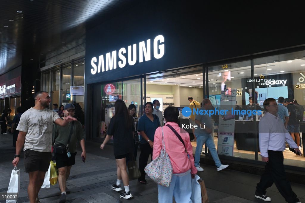A general view showing a Samsung Shop at Central on October 28, 2026 in Hong Kong. (Photo by Kobe Li/Nexpher Images)