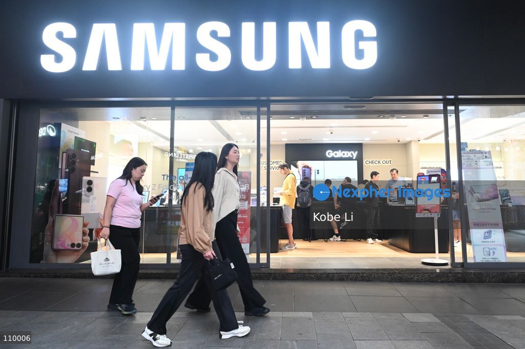A general view showing a Samsung Shop at Central on October 28, 2026 in Hong Kong. (Photo by Kobe Li/Nexpher Images)