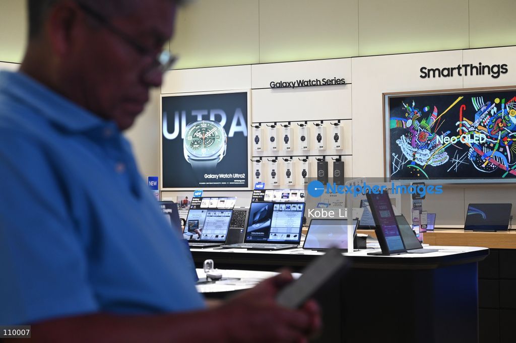 A general view showing a Samsung Shop at Central on October 28, 2026 in Hong Kong. (Photo by Kobe Li/Nexpher Images)