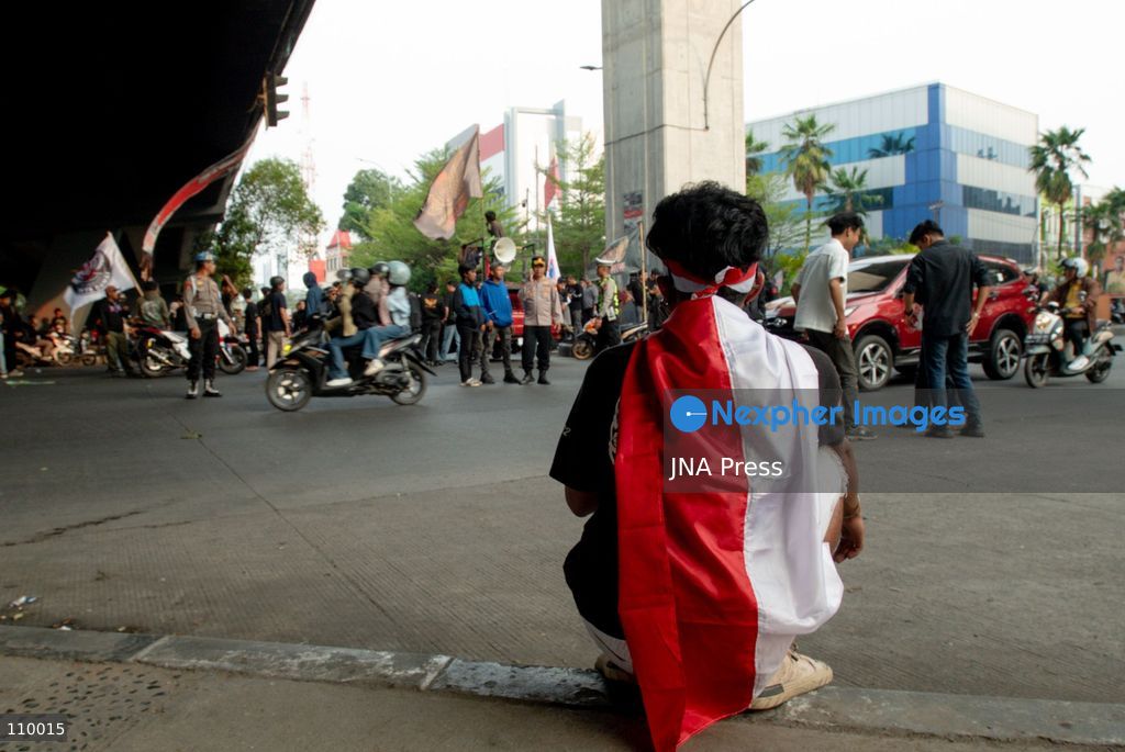 MAKASSAR, INDONESIA – OCTOBER 28, 2026: University students and demonstrators, including NGO representatives, march through central Makassar, South Sulawesi, during a Youth Pledge Day rally. Participants reflected on the spirit of the 1928 Youth Pledge while advocating for democratic integrity and civic rights. (Photo by Muhammad Ishaq/JNA Press via Nexpher Images)