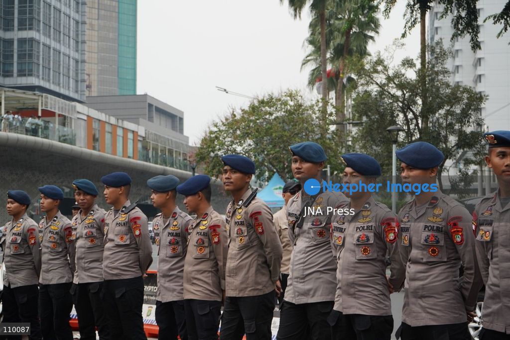 JAKARTA, INDONESIA, OCTOBER 28, 2026: University students and civil society groups demonstrate at the Hotel Indonesia roundabout (Bundaran HI) in Jakarta on Youth Pledge Day. Protesters call for forest and land fires to be declared a national disaster, a review of state spending, affordable education and the protection of civil liberties. (Photo by Dennis Joel Putra/JNA Press via Nexpher Images)