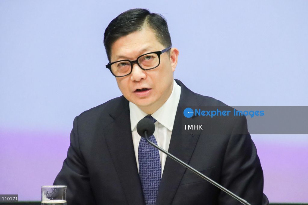 Hong Kong Secretary for Security Chris Tang Ping-keung attends a government press conference on the release of the independent inquiry report into the deadly Wang Fuk Court fire at the Central Government Offices in Hong Kong on October 29, 2026. (Photo by Gordon Choi/TMHK via Nexpher Images)