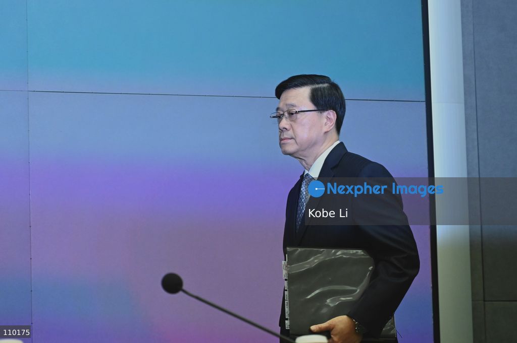 John Lee, The Chief Executive, and relevant officials will hold a press conference to the report of the Independent Committee in relation to the fire at Wang Fuk Court in Tai Po on October 29, 2026 in Hong Kong. (Photo by Kobe Li/Nexpher Images)