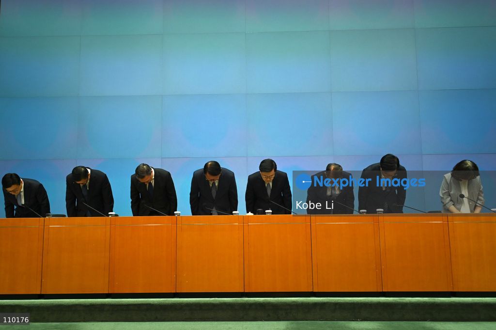 John Lee, The Chief Executive, and relevant officials will hold a press conference to the report of the Independent Committee in relation to the fire at Wang Fuk Court in Tai Po on October 29, 2026 in Hong Kong. (Photo by Kobe Li/Nexpher Images)