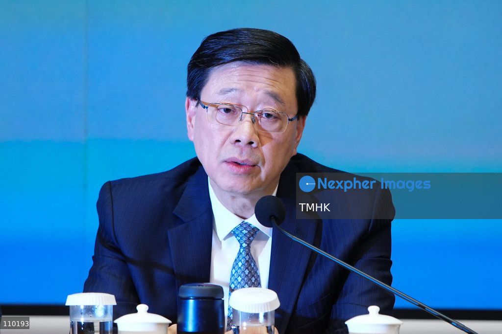 Hong Kong Chief Executive John Lee Ka-chiu speaks to reporters at the Central Government Offices in Hong Kong on October 29, 2026, following the release of the independent inquiry report into the deadly Wang Fuk Court fire. Lee announces that he has accepted Secretary for Housing Winnie Ho's resignation and pledges comprehensive reforms and greater government accountability. (Photo by Zulu Lo/TMHK via Nexpher Images)
