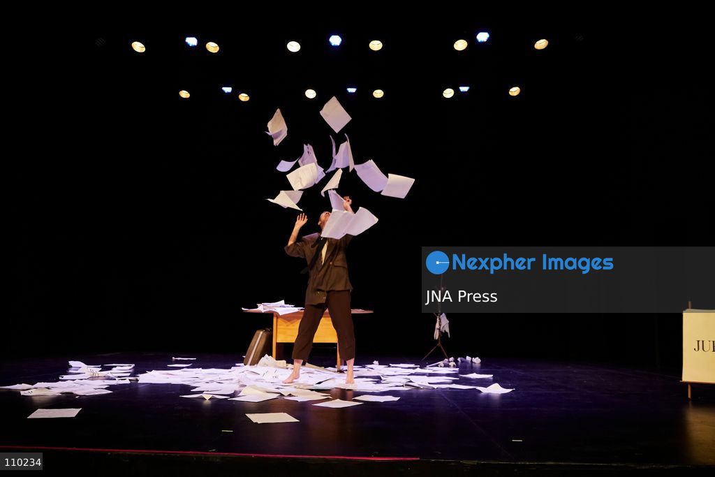 MEXICO CITY, MEXICO - OCTOBER 27, 2026: The one-person show "If I Lived for a Week, I'd Die on a Sunday" is presented at the Benito Juárez Theater. (Photo by Juan Perez Puente/JNA Press via Nexpher Images)