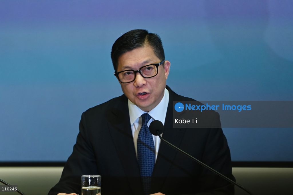 Chris Tang, Hong Kong Secretary for Security, speaking at a press conference to the report of the Independent Committee in relation to the fire at Wang Fuk Court in Tai Po on October 29, 2026 in Hong Kong. (Photo by Kobe Li/Nexpher Images)