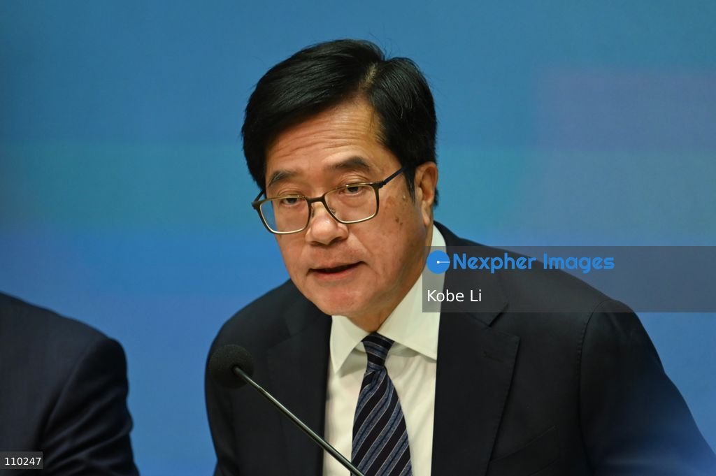 Michael Wong, Deputy Financial Secretary, speaking during Hong Kong Chief Executive John Lee, and relevant officials hold a press conference to the report of the Independent Committee in relation to the fire at Wang Fuk Court in Tai Po on October 29, 2026 in Hong Kong. (Photo by Kobe Li/Nexpher Images)