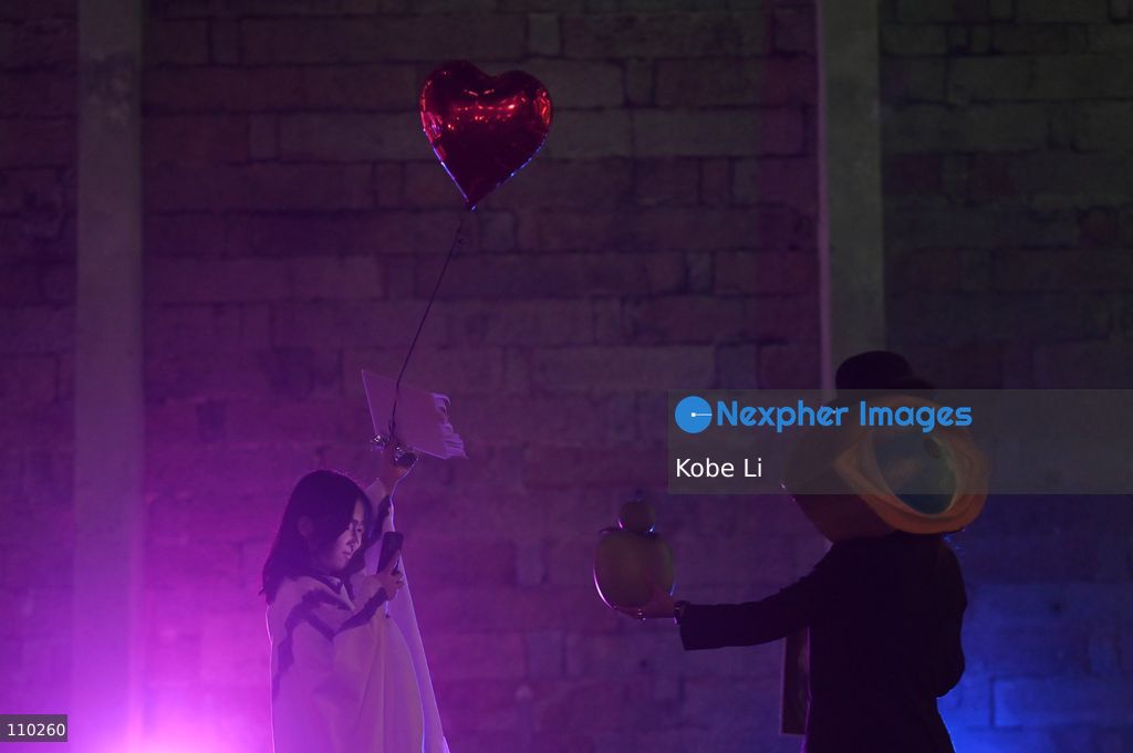 Two cosplayers attend a Halloween event at Tai Kwun on October 29, 2026 in Hong Kong. (Photo by Kobe Li/Nexpher Images)