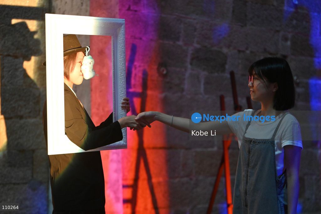 Cosplayers posing photo at a Halloween event at Tai Kwun on October 29, 2026 in Hong Kong. (Photo by Kobe Li/Nexpher Images)