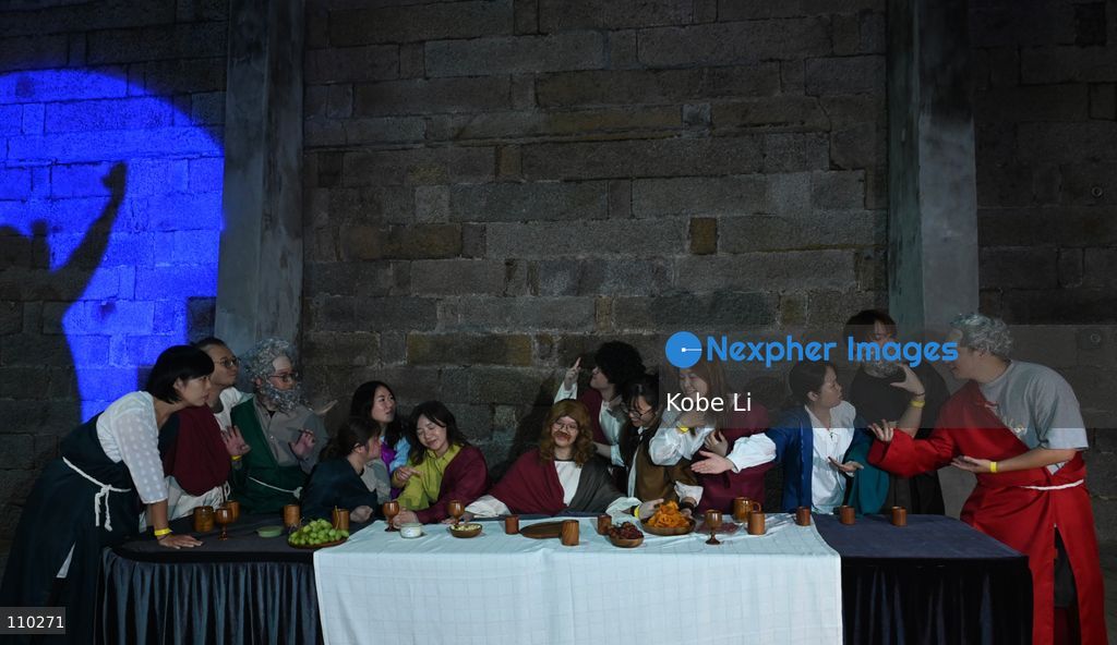 TOP PICS - Cosplayers cosplay "The Last Suoper" at a Halloween event at Tai Kwun on October 29, 2026 in Hong Kong. (Photo by Kobe Li/Nexpher Images)