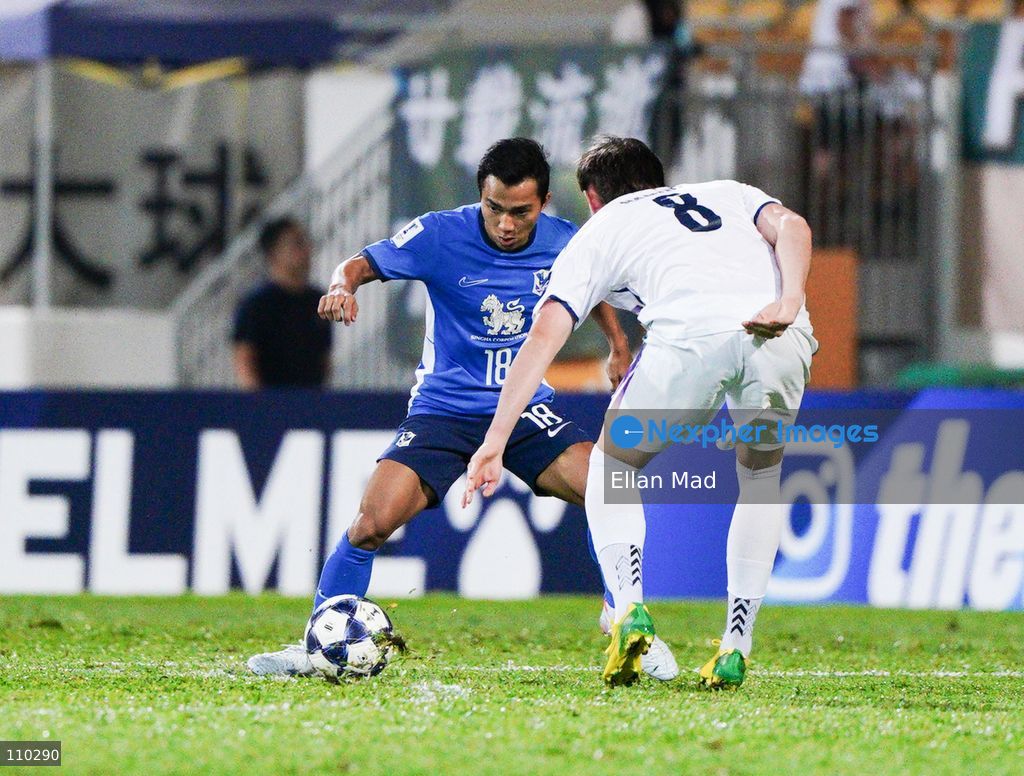 Chanathip Songkrasin (No.18), a Thai footballer, and Luiz Fernando Barnaske Welter (No.8), a Brazilian footballer during a game of Tai Po FC VS BG Pathum United, AFC Champions League Two (Group F) on October 29, 2026 in Hong Kong. (Photo by Ellan Mad/Nexpher Images)