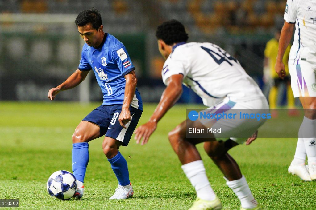 Chanathip Songkrasin (No.18), a Thai footballer during a game of Tai Po FC VS BG Pathum United, AFC Champions League Two (Group F) on October 29, 2026 in Hong Kong. (Photo by Ellan Mad/Nexpher Images)