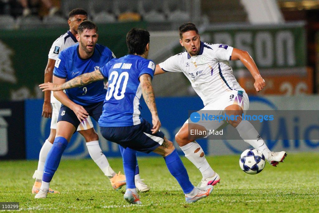 Paulo Sérgio Simionato (No.9), a Brazilian footballer during a game of Tai Po FC VS BG Pathum United, AFC Champions League Two (Group F) on October 29, 2026 in Hong Kong. (Photo by Ellan Mad/Nexpher Images)