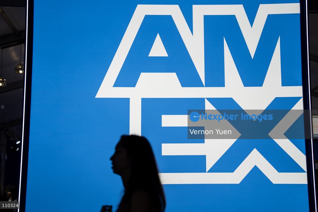 American Express AMEX logos at the Hong Kong Wine and Dine Festival 2026 on October 29, 2026 in Hong Kong. (Photo by Vernon Yuen/Nexpher Images)