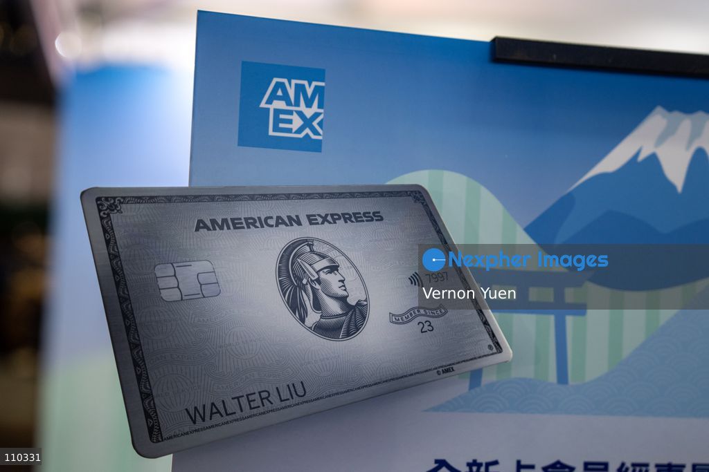 A cardboard cutout of the American Express Credit Card the Hong Kong Wine and Dine Festival 2026 on October 29, 2026 in Hong Kong. (Photo by Vernon Yuen/Nexpher Images)