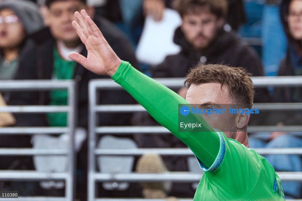 Albert Rusnák #11 of Seattle Sounders FC reacts during the MLS match between Seattle Sounders FC and Houston Dynamo FC at Lumen Field. on October 28, 2026 in Seattle, Washington. (Photo by Jules Doyle / Eyepix Group/Eyepix via Nexpher Images)