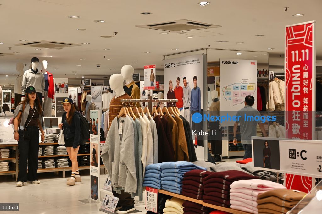 A general view showing visitors shopping at Uniquo shop on October 30, 2026 in Hong Kong. (Photo by Kobe Li/Nexpher Images)