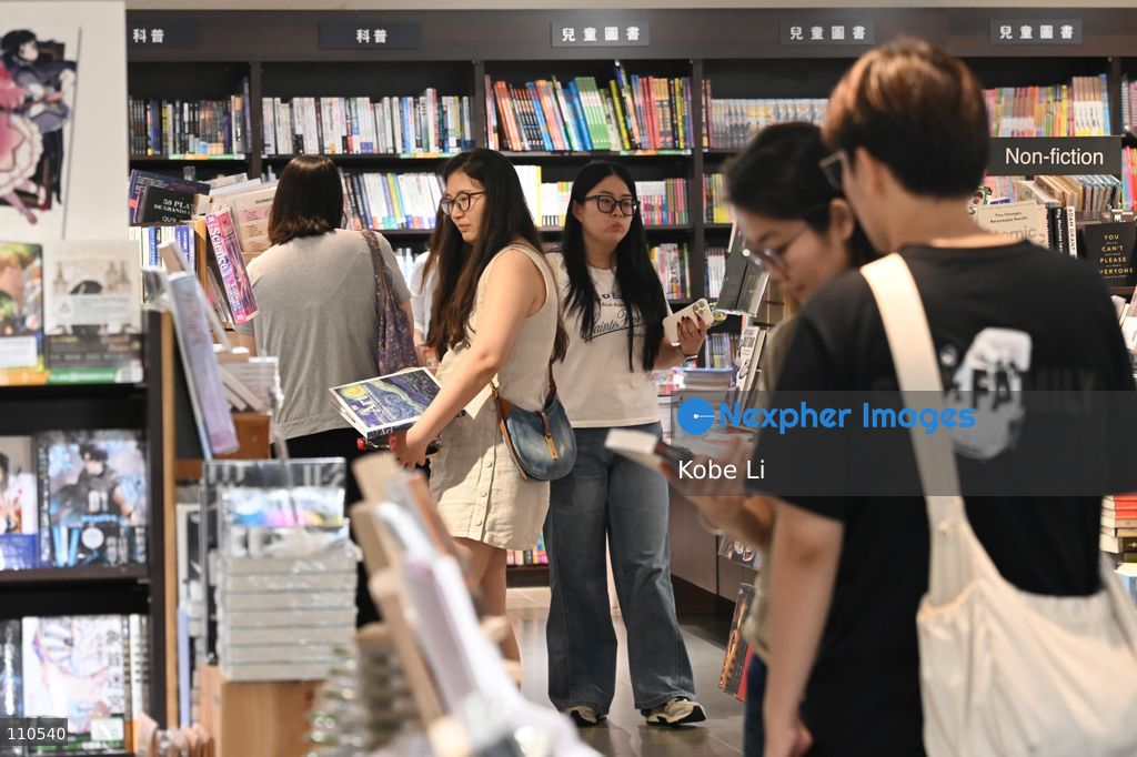A general view showing visitors shopping at a book shop on October 30, 2026 in Hong Kong. (Photo by Kobe Li/Nexpher Images)