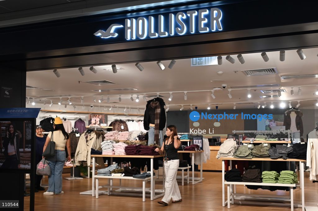 A general view showing visitors shopping at Hollister shop on October 30, 2026 in Hong Kong. (Photo by Kobe Li/Nexpher Images)