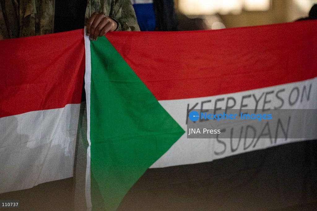 BERLIN, GERMANY, OCTOBER 29, 2026: Demonstrators gather in Berlin to commemorate victims of killings in El Fasher and express solidarity with the Sudanese people. Participants call for international attention to Sudan’s ongoing conflict and humanitarian crisis. (Photo by Shrouk Ghonim/JNA Press via Nexpher Images)