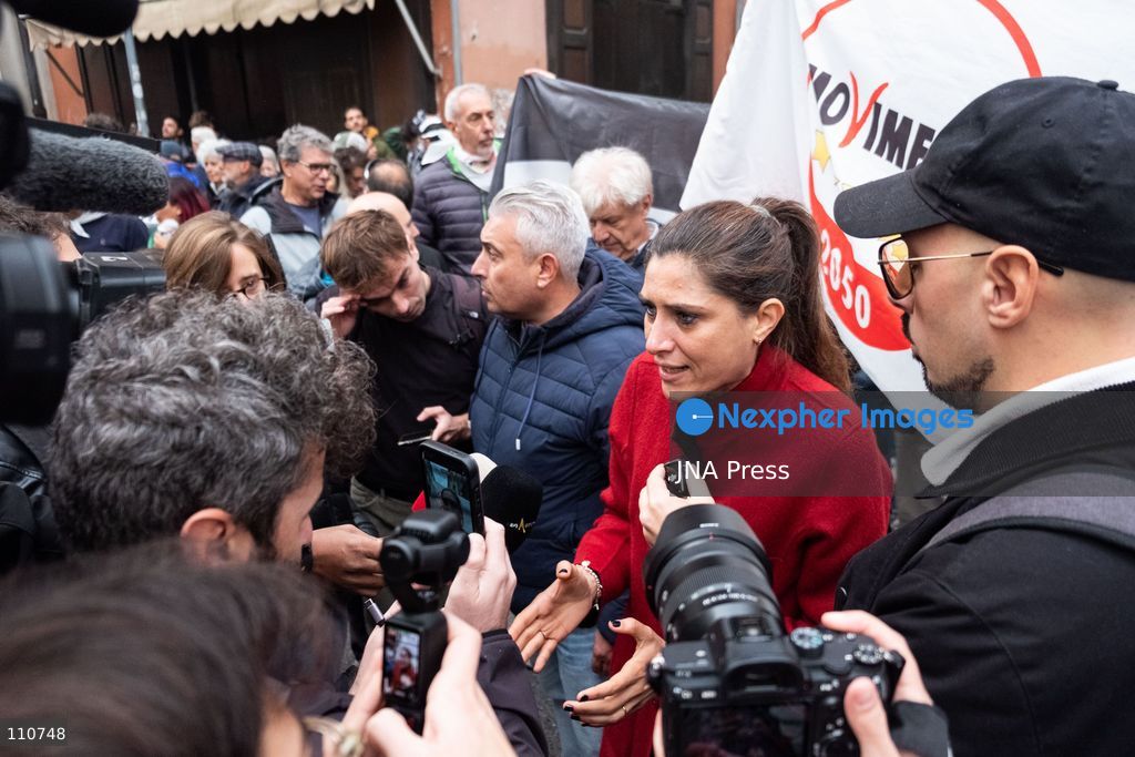 TURIN, ITALY - OCTOBER 30, 2026: Demonstrators marched through Turin during a general strike organized by the USB (Unione Sindacale di Base) trade union, protesting high living costs, low wages and poor school building conditions. A student contingent split off at Piazza Castello, where clashes with police resulted in three arrests. (Photo by Camilla Baronetto/JNA Press via Nexpher Images)