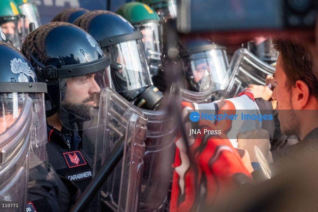 TURIN, ITALY - OCTOBER 30, 2026: Demonstrators marched through Turin during a general strike organized by the USB (Unione Sindacale di Base) trade union, protesting high living costs, low wages and poor school building conditions. A student contingent split off at Piazza Castello, where clashes with police resulted in three arrests. (Photo by Camilla Baronetto/JNA Press via Nexpher Images)