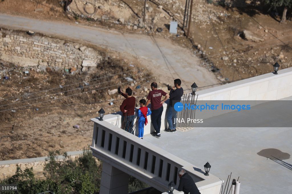 HEBRON, PALESTINE, OCTOBER 30, 2026: Israeli forces demolish the family homes of Ahmad and Hamouda al-Jaaba in Hebron, in the occupied West Bank. The two Palestinians are accused of carrying out an October 23 shooting attack near the Farsh al-Hawa entrance to the city that killed two Israeli soldiers and wounded others. (Photo by Mosab shawer/JNA Press via Nexpher Images)