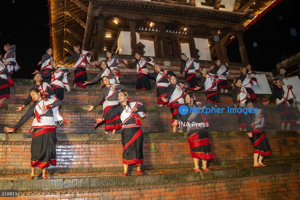 KATHMANDU, NEPAL, OCTOBER 30, 2026: Performers welcome guests with the traditional Mahakali dance and other cultural presentations during the opening ceremony of the Kathmandu Film Festival. Organized by Kathmandu Metropolitan City, the three-day event brings together filmmakers and film industry professionals from Nepal and abroad. (Photo by Ghanashyam Shrestha/JNA Press via Nexpher Images)