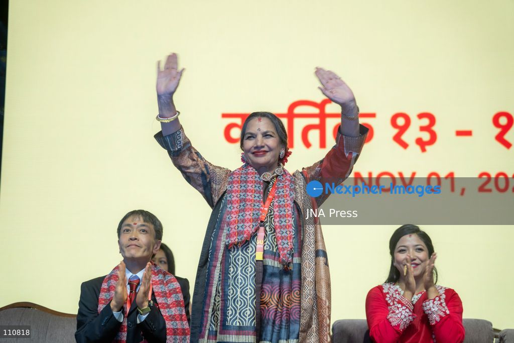 KATHMANDU, NEPAL, OCTOBER 30, 2026: Performers welcome guests with the traditional Mahakali dance and other cultural presentations during the opening ceremony of the Kathmandu Film Festival. Organized by Kathmandu Metropolitan City, the three-day event brings together filmmakers and film industry professionals from Nepal and abroad. (Photo by Ghanashyam Shrestha/JNA Press via Nexpher Images)