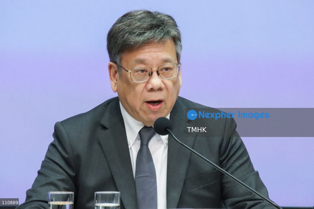 Hong Kong Secretary for Commerce and Economic Development Algernon Yau Ying-wah speaks to reporters during a government press conference on measures to combat bid-rigging in building maintenance and renovation projects at the Central Government Offices in Hong Kong on October 30, 2026. Yau outlines proposed amendments to the Competition Ordinance to criminalise serious anti-competitive conduct, including bid-rigging and price-fixing. (Photo by Gordon Choi/TMHK via Nexpher Images)