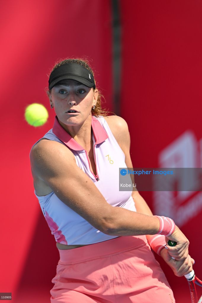 Elena Pridankina, a Russian tennis player, during Qualifying of Hong Kong Tennis Open (WTA 250) on October 31, 2026 in Hong Kong. (Photo by Kobe Li/Nexpher Images)